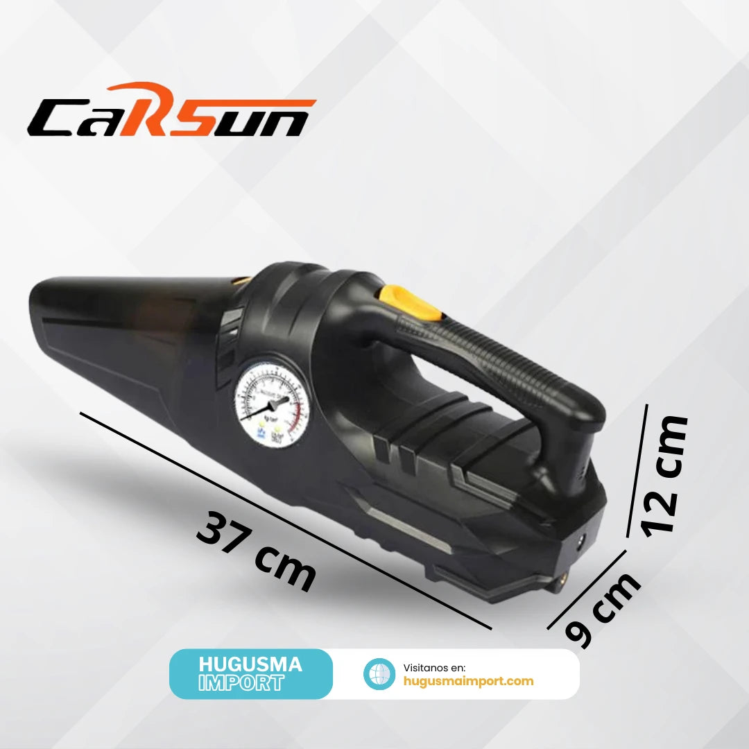Aspiradora Con Inflador de Llanta 3 en 1 CarSun