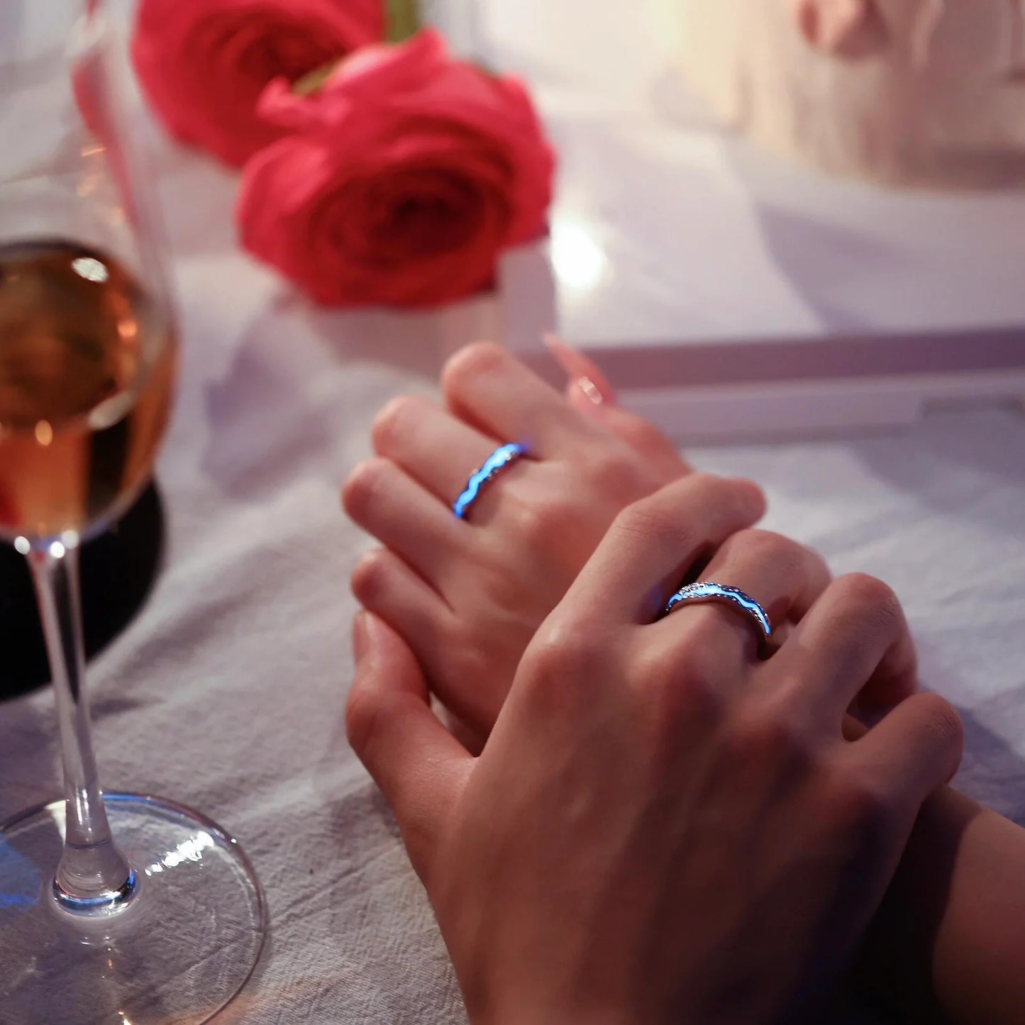 SET ANILLO SUEÑO LUMINOSO 🩵