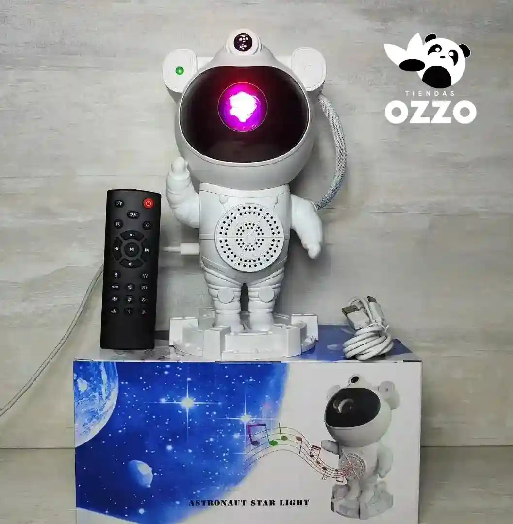 Proyector Parlante 4 en 1 - Luna Estrellas y Galaxias