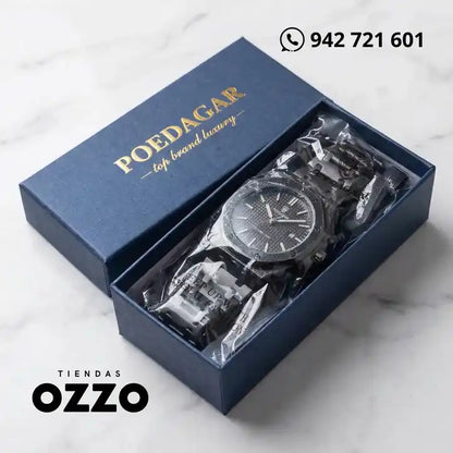 Reloj Poedagar Black Royal 202B