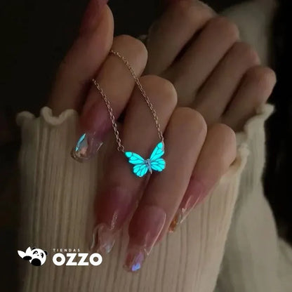 Collar + Pulsera Mariposa Brillante - Set GlowFly
