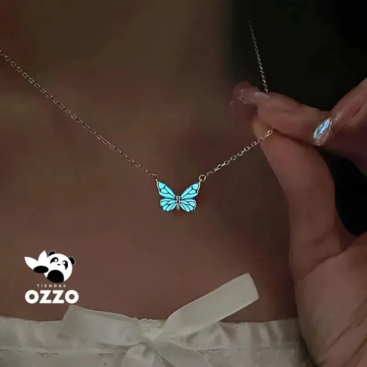 Collar Mariposa Brillante| Glowfly Original