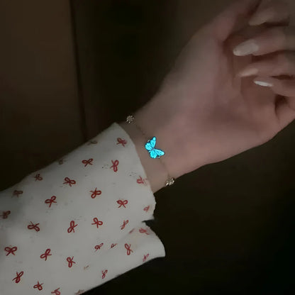 Collar + Pulsera Mariposa Brillante - Set GlowFly